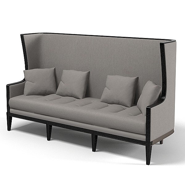 3d model q contemporary traditional - Q Collection high contemporary traditional modern accent tufted by archstyle